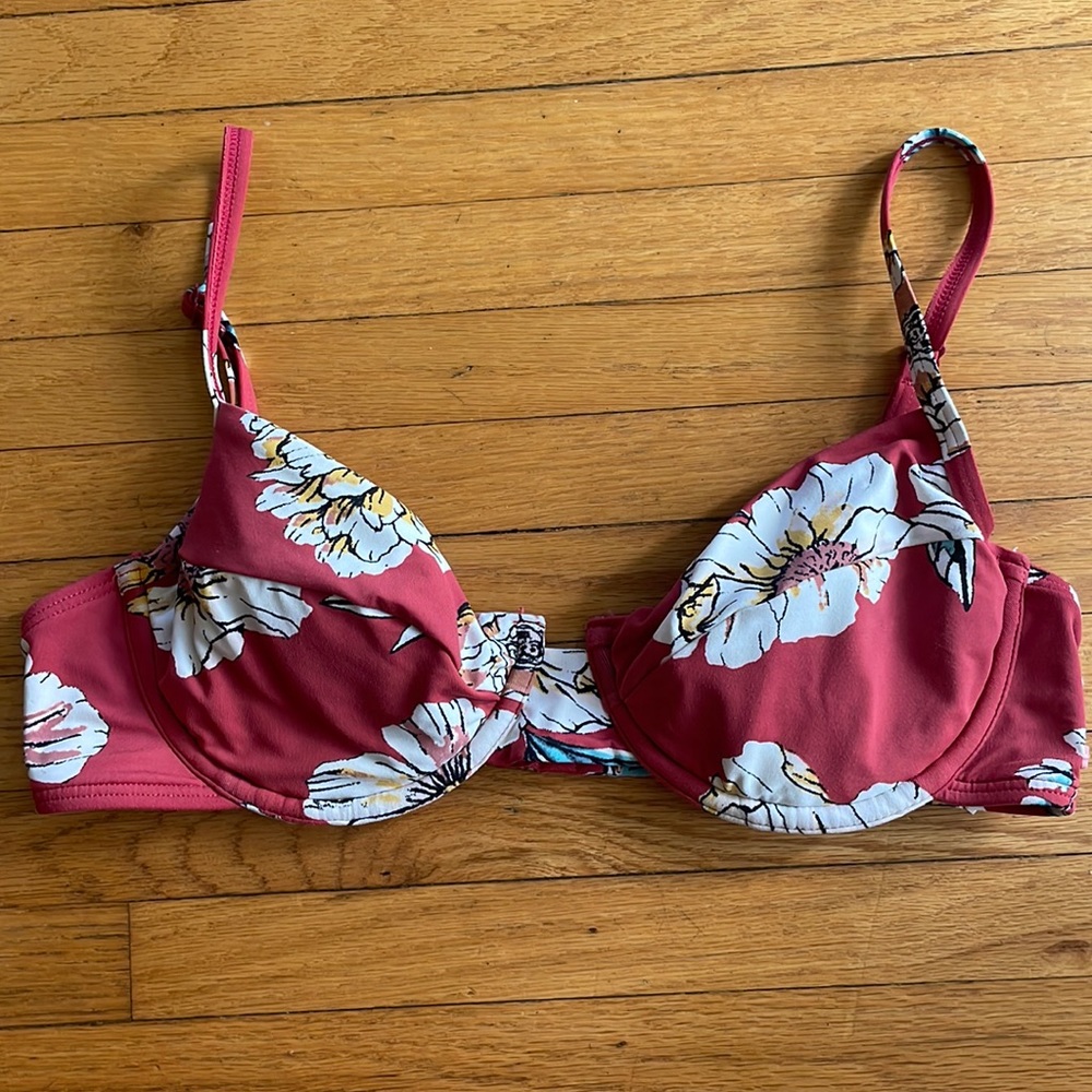 Roxy Floral Padded Bikini Top